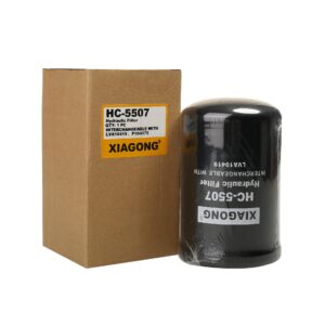 XIAGONG HC-5507 Hydraulic Oil Filter Replaces LVA10419 6661248 6630977 P164375 BT8840-MPG HF6552 51455 Fit For John Deere 110 4044M 4049R 4700 4210,Bobcat T140 T180 T190 S150 S185 S205,Kubota V2203