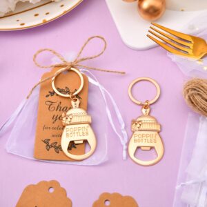 50 Baby Bottle Opener Baby Shower Gifts for Returning Guests Wedding Party Souvenirs Children's Birthday Party Gifts