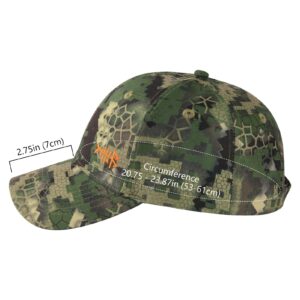 BASSDASH Desolve Camo Fishing Hunting Hat Unisex Adjustable Baseball Cap