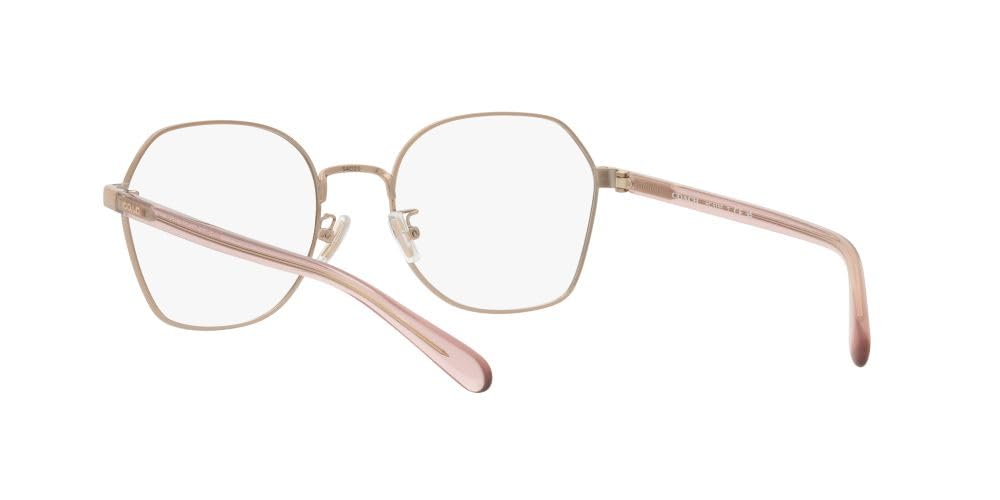 Coach HC5155 Prescription Eyewear Frames, Shiny Rose Gold/Demo Lens, 54 mm