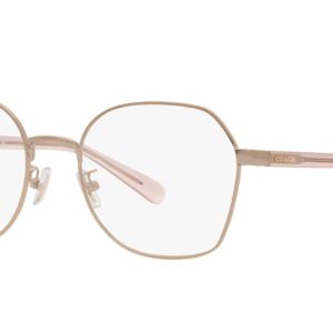 Coach HC5155 Prescription Eyewear Frames, Shiny Rose Gold/Demo Lens, 54 mm