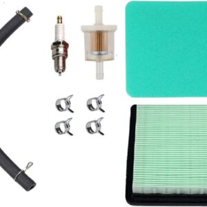 GCV160 Air Filter Tune Up Kit Fit for Honda GCV190 GC190 GC160 GX100 HRC216 HRR216 HRR2169VKA HRX217 Lawn Mower,Spark Plug 17211-ZL8-023 Air Cleaner