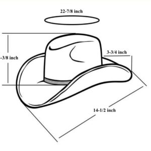 THE CELL Straw Cowboy Hat (Crystal Heart_Dk Brown)