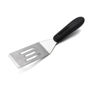 mini spatula,small spatula for kitchen use,metal spatula for cooking,small metal spatula for cast iron skillet, ideal for steaks,brownies, eggs,or cookie etc. (1)