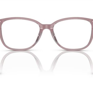 Coach HC6224U Universal Fit Prescription Eyewear Frames, Transparent Rose/Blush/Demo Lens, 53 mm