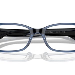 Coach HC6221U Universal Fit Prescription Eyewear Frames, Transparent Blue/Demo Lens, 52 mm