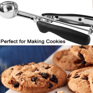 SUNNORN Small Cookie Scoop, 1 Tbsp Cookie Dough Scoop, Small Cookie Scooper, Melon Baller Scoop, Good Soft Grips, Comfortable Trigger Release