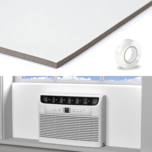 lbg products window air conditioner side panels,full surround ac foam panel for indoor window ac units,summer and winter window seal cover (white)