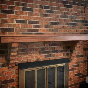 Americangaslogs Black Adjustable Fireplace Hood for 28 to 48" Harmony Burners Fireplace Hood Heat Shield