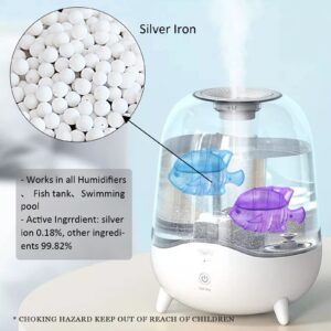 Humidifier Cleaner, Humidifier Cleaning Fish for Humidifiers & Fish Tanks, Purifies Water, Prevents Hard Water Build Up, Eliminates White Dust Odours