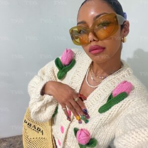 TYA Oversized Sunglasses for Women Fashion Oval Futuristic Chunky Sunglasses Cat-Eye Rectangular Shades Glasses Eyeglasses Yellow