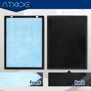 ATXKXE HSP002 Replacement Filter Compatible with Hathaspace Air Purifier Filter HSP002, 2 Pack