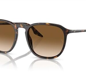 Ray-Ban RB2203 Square Sunglasses, Havana/Clear Gradient Brown, 52 mm