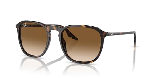 Ray-Ban RB2203 Square Sunglasses, Havana/Clear Gradient Brown, 52 mm