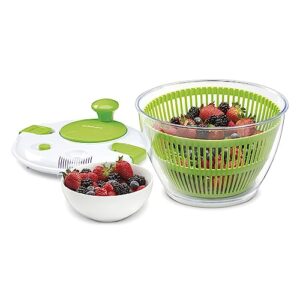 Cuisinart Large Spin Stop Salad Spinner- Wash, Spin & Dry Salad Greens, Fruits & Vegetables, 5qt, CTG-00-SAS1