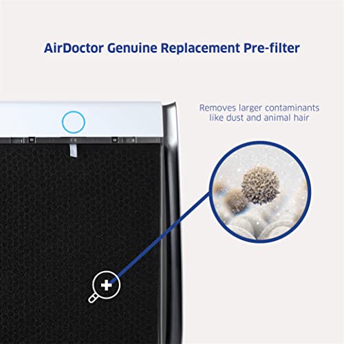 AIRDOCTOR AD3000 / AD3500 Fits both models Genuine Replacement Pre-Filters Captures Larger Contaminants like Dust and Animal Hair (Pack of 3) | Made by AIRDOCTOR