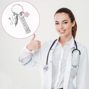 Ouligay Nurse Keychain Nurse Gifts for Women Thank You Keychain Nurse Appreciation Keychain Nurse Practitioner Gifts Nurse Graduation Gifts Nurses Week Gifts Medical Assistant Gifts Nurse