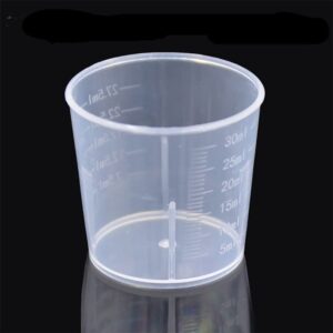 10pcs 30ml plastic liquid measuring cups transparent clear plastic graduated kitchen cooking medicine measure tool