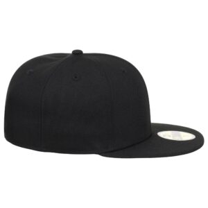 New Era Blank Custom 59FIFTY Fitted Cap (7 1/2, Black/Grey UV)