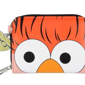 The Muppets Beaker Mini Compact Zip Around Wallet with Dr. Bunsen Honeydew Charm