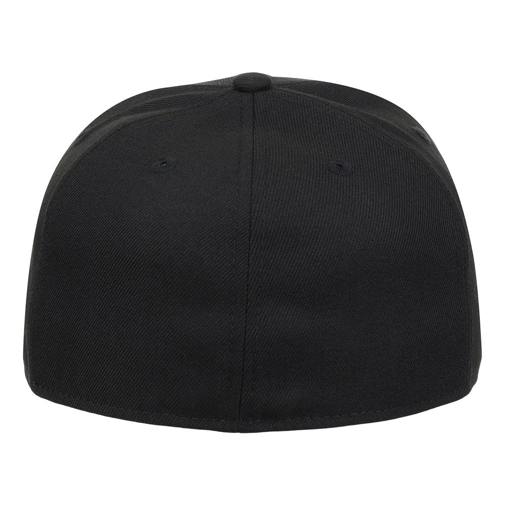 New Era Blank Custom 59FIFTY Fitted Cap (7 1/2, Black/Grey UV)