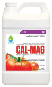 botanicare cal-mag plus, calcium, magnesium, and iron plant supplement, 2-0-0, 1 qt.