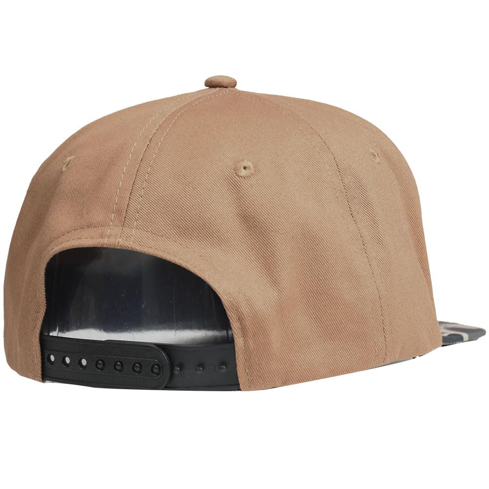 EDTREK Performance Outdoorsman Snapback Truck Hat with Flat Brim - Unique Animal Embroidery (Brown - Flying Duck)