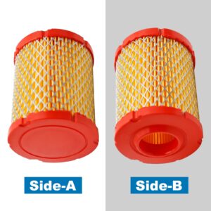 SYOWADA 937-05066 Air Filter Replacement For Columbia CLT42G CLT42H CLT46CVT, 737-05066 Air Filter Replacement For MTD 4X90HU 4X90HUA 8X90KU 8X90KUB 8X90ZU, With 951-12690 Oil Filter