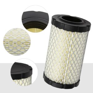 SYOWADA 2 Pcs Air Filter Replacement For BS 5421 5428 992376 590825 591334 594201 796031 Filter Element, 31A607 Air Filter Replacement For John Deere Gy21435 Miu13038 Miu13963