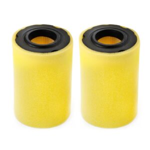 SYOWADA 2 Pcs Air Filter Replacement For BS 5421 5428 992376 590825 591334 594201 796031 Filter Element, 31A607 Air Filter Replacement For John Deere Gy21435 Miu13038 Miu13963