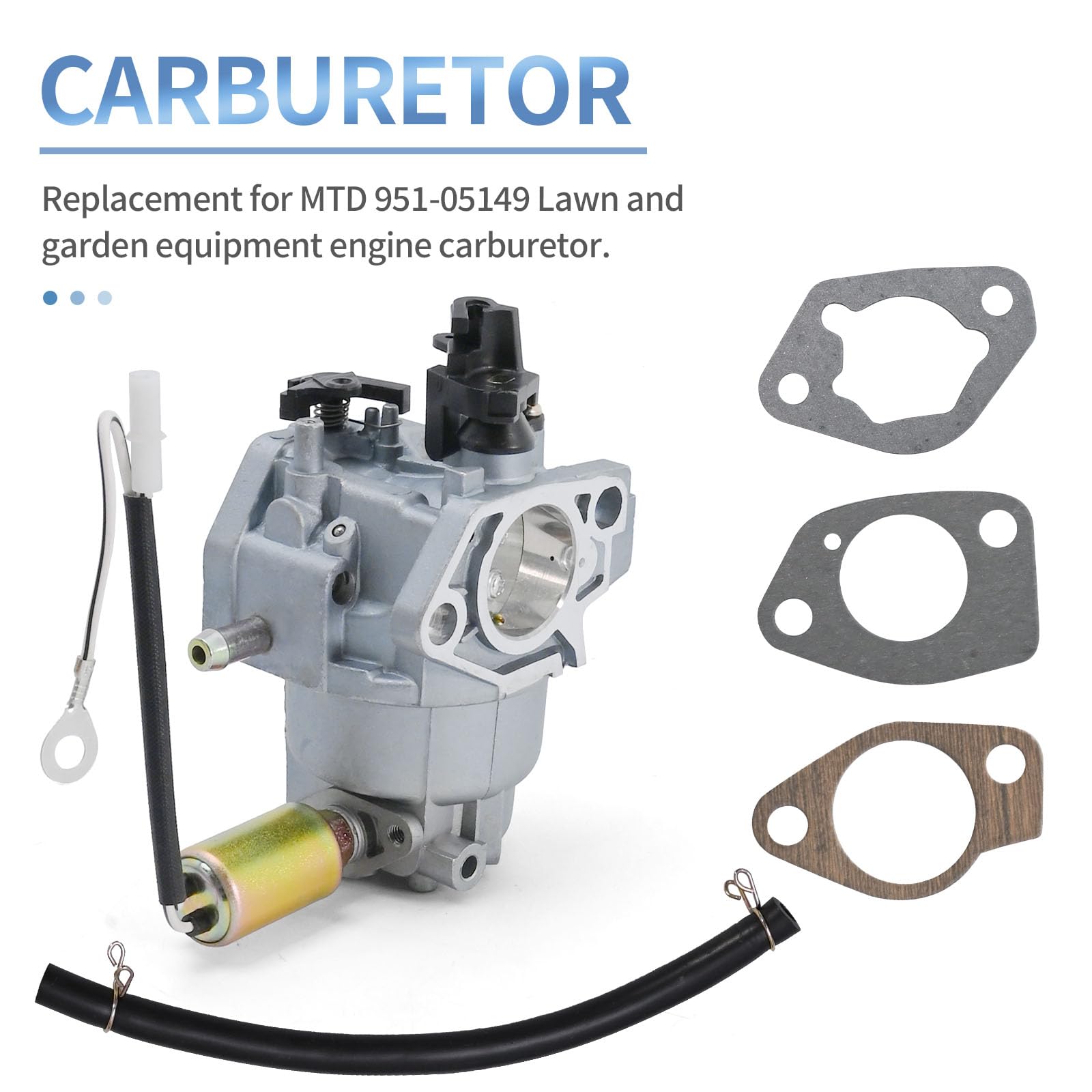 SYOWADA 951-05149 Carburetor Replacement For Cub Cadet CC760ES 12AE76JU Mower, 4P90JUE Carburetor Replacement For MTD HY-4P90F, Replacement For 4P90JUC 4P90MUD 4P90MUC