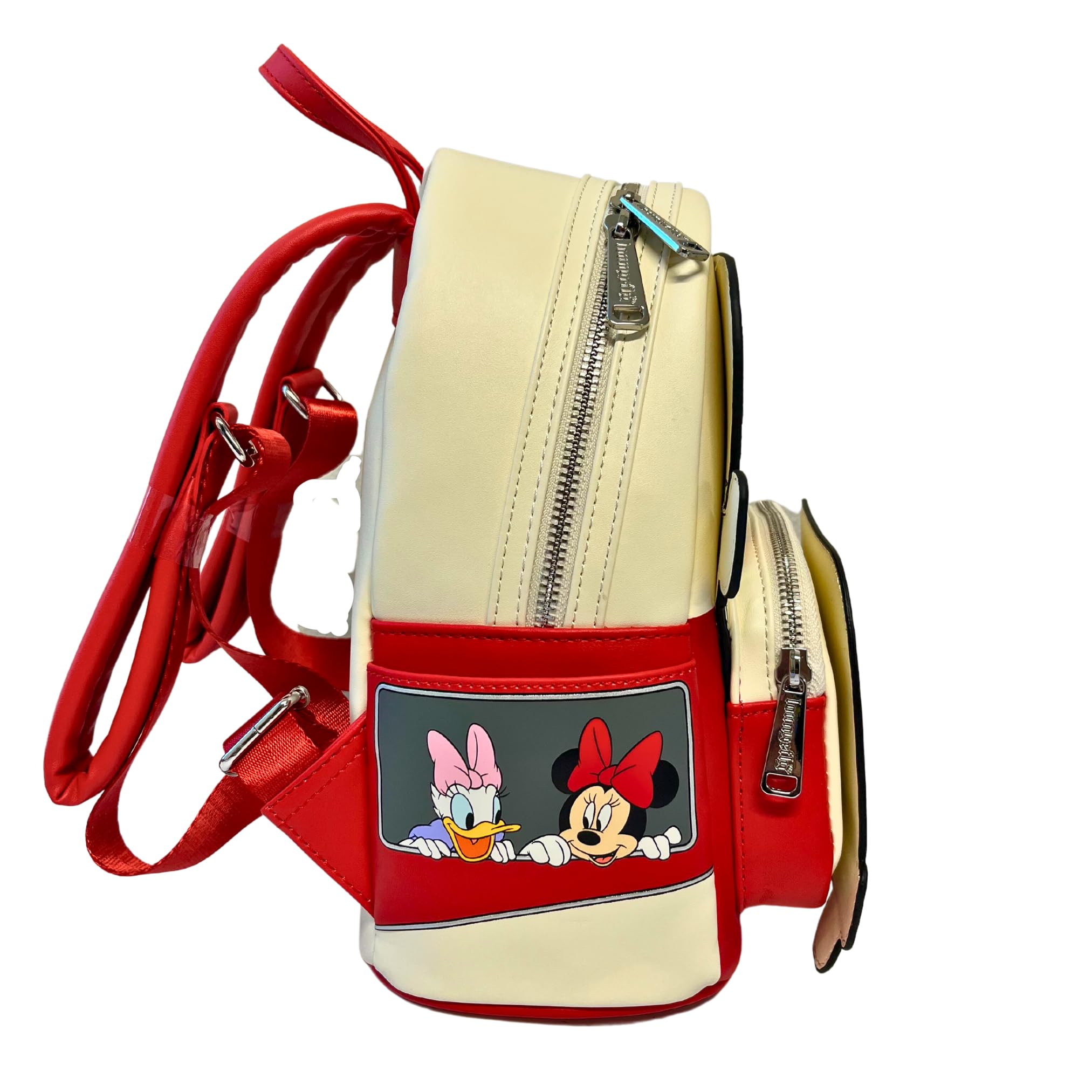 Loungefly Exclusive Disney Mickey and Friends Road Trip Double Strap Shoulder Bag