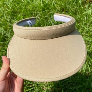 2 Pack Sun Visor Hats Women Men Clip On Backless Visors Hat Outdoor Sports Golf Beach Travel Tennis Caps Wide Brim Sun-hat