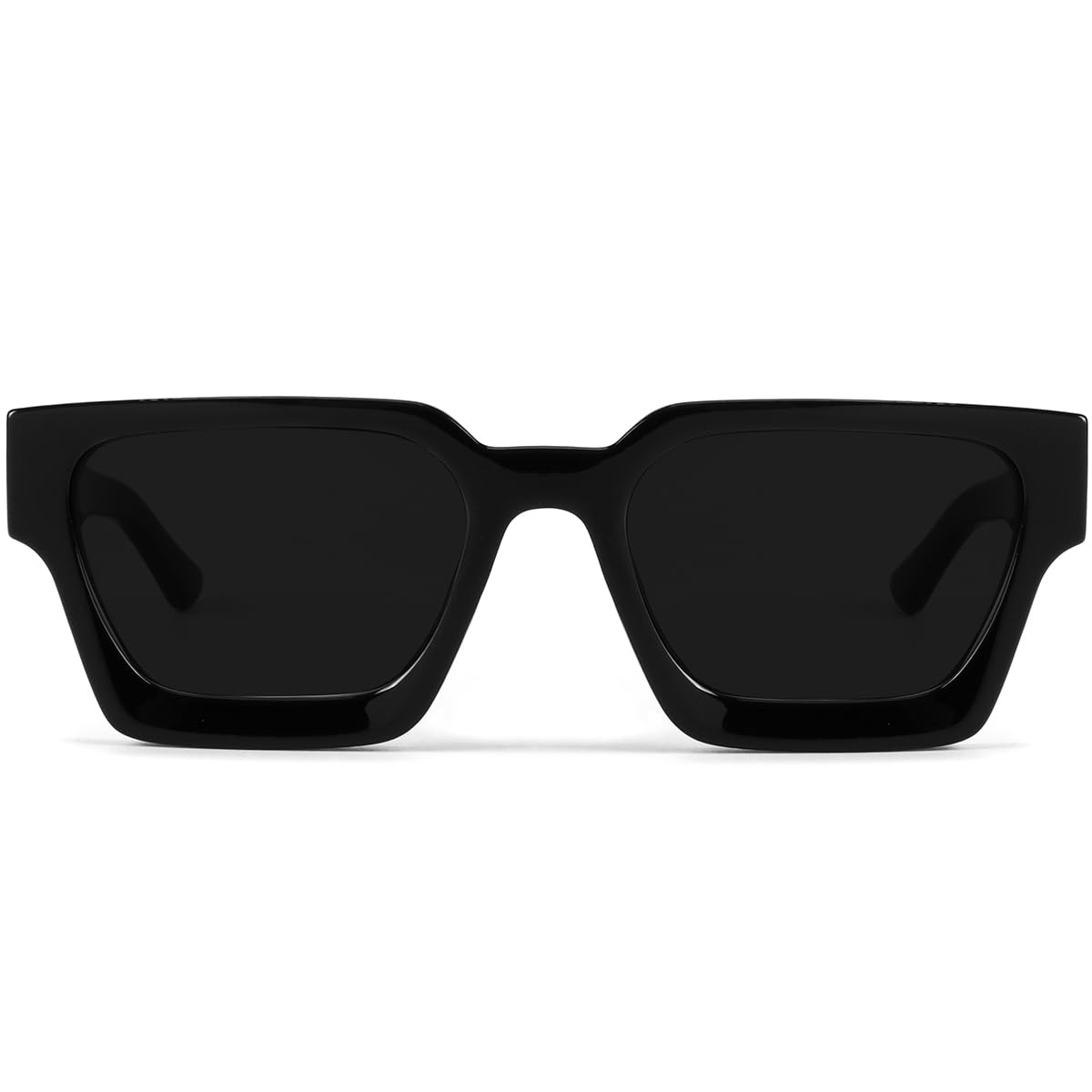 GFUIARA Trendy Square Sunglasses for Men Women Fashion Thick Rectangle Sun Glasses UV Protection Shades Designer Style