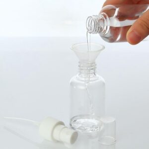 12 Pcs Small Funnel Clear 1.57inch Plastic Mini Funnel Kitchen Funnels for Lab, Powder,Capsule,Oils, Filling Bottles, Urn Funnel Filling Kit,Essential Oil,Perfume