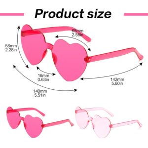 Heart Sunglasses Womens Pink Heart Sunglasses Heart Shaped Sunglasses Fashion Cute Womens Sunglasses Party Favors Fun Sunglasses Party Sunglasses Pink Rose Hot Pink Bachelorette Party Decorations