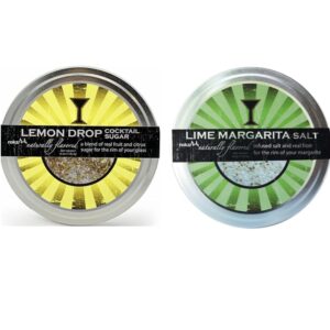 Rokz Lemon Drop & Lime Cocktail Sugar and Salt Rimmerz, 4oz (Pack of 2)