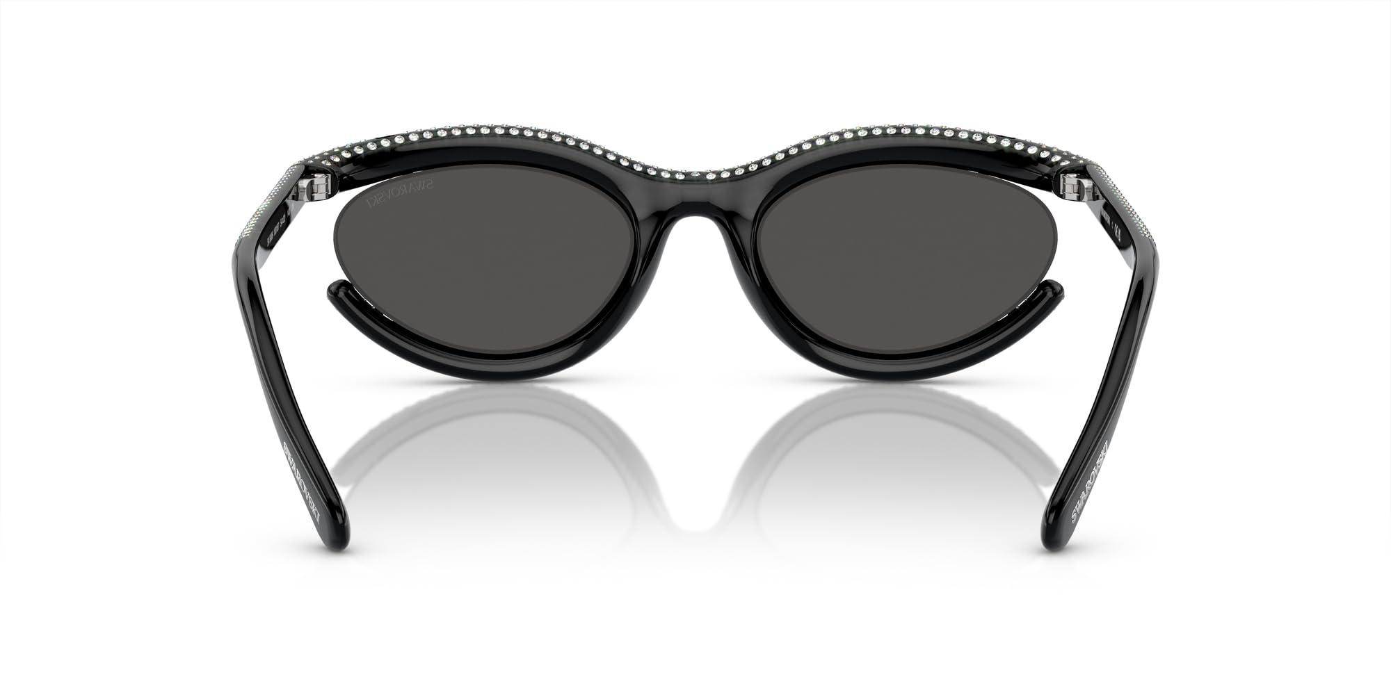 SWAROVSKI SK6006 Sunglasses, Black/Dark Grey, 54 mm