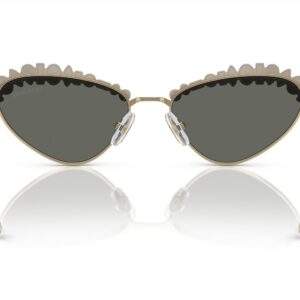 SWAROVSKI SK7009 Sunglasses, Pale Gold/Brown Mirrored Gold, 55 mm