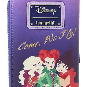 Loungefly Disney Hocus Pocus Sanderson Sisters House Glow Zip Around Wallet