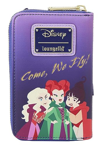 Loungefly Disney Hocus Pocus Sanderson Sisters House Glow Zip Around Wallet