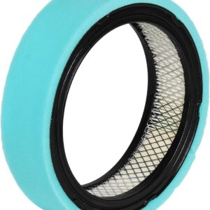 HUAWELL Air Filter With Pre Filter Replace For Onan 140-1228 140-2522 140-2628 140-2628-01 P218G 100941 John Deere HE1402522 HE1402628 NN10774 Fits NHA NHB NHC T26(8)