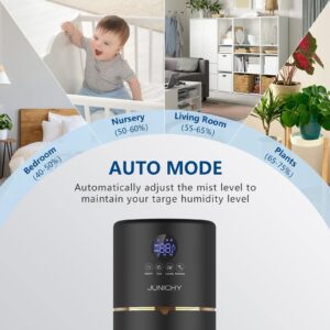 Humidifiers 2.4Gal / 9L Humidifiers Large Room 1000 sq.ft Large Humidifiers for Home Top Fill Humidifier for Bedroom Quiet Night Light 24H Timer Essential Oil Diffuer Humidifier for Nursery Baby Home