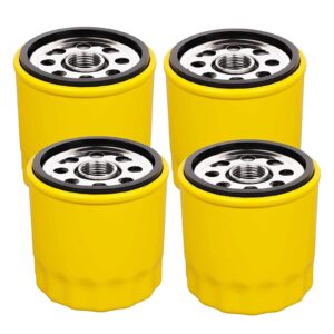 52 050 02-S Oil Filter Replacement Fits Kohler Engine John Deere CH11-CH25 CV11-CV22 M18-M20 MV16-MV20 Lawn Mower 5205002S(4 Pack)