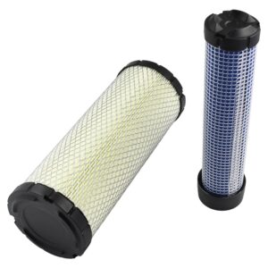 Jiayicity 25 083 01-S Outer Inner Air Filter Compatible with Kohler 25 083 04-S Compatible with Kawasaki 11013-7020 11013-7019 Compatible with John Deere M131802 M131803 Replaces 841497 821136