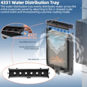 4331 Water Distribution Tray Replacement Compatible with Aprilaire 600 Series Humidifiers for Aprilaire Models 600A & 600M Humidifier Parts Accessories