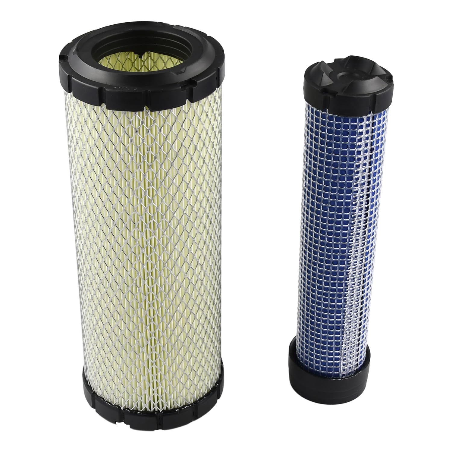 Jiayicity 25 083 01-S Outer Inner Air Filter Compatible with Kohler 25 083 04-S Compatible with Kawasaki 11013-7020 11013-7019 Compatible with John Deere M131802 M131803 Replaces 841497 821136