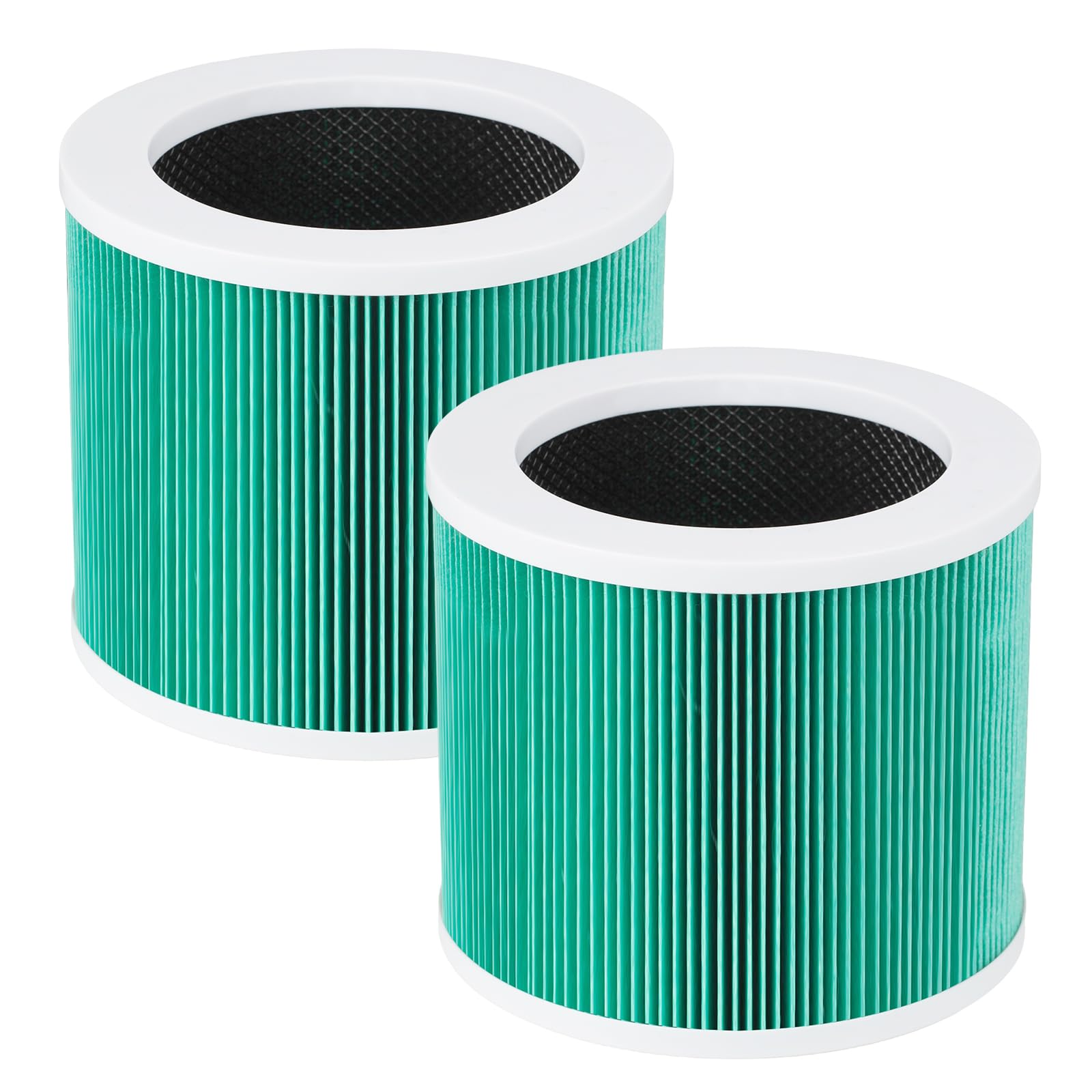 KEEPOW HY1800 Air Purifier Replacement Filter Compatible with MORENTO/Loytio/AYAFATO/Honeyuan HY1800 Air Purifier, 2 Pack