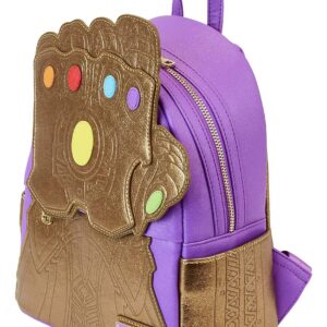 Loungefly Marvel Shine Thanos Gauntlet Mini Backpack Standard