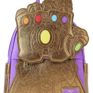 Loungefly Marvel Shine Thanos Gauntlet Mini Backpack Standard